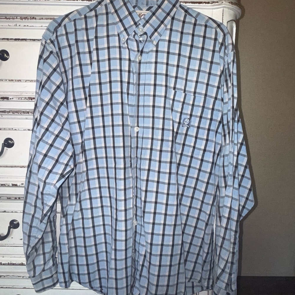 Blue Checkered Men's Shirt